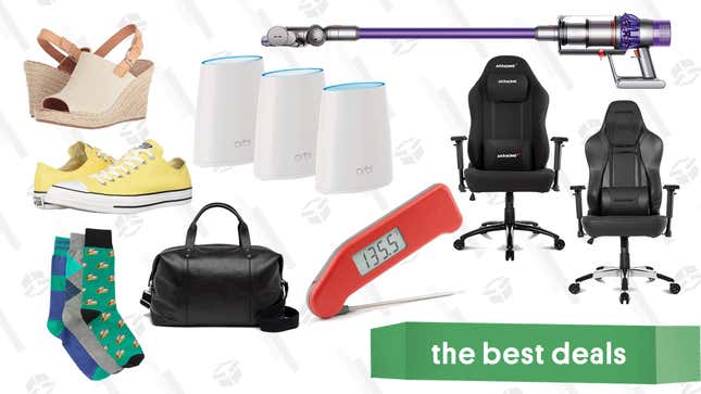 Image for article titled Friday&#39;s Best Deals: Dyson Vacuum, Netgear Orbi, Clear the Rack, and More