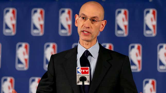 Image for article titled Adam Silver Warns Player Against Leaving Bubble For Strip Clubs With Lackluster Talent