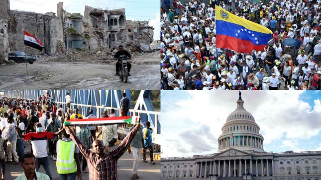 Image for article titled BREAKING: Situation Worsens In Venezuela, Bolivia, U.S., Japan, Mexico, Iraq, Spain
