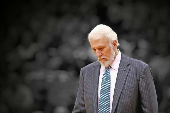Spurs coach Gregg Popovich on the role of white’s in dismantling white supremacy: “It’s gotta be us, in my opinion, that speaks truth to power that calls it out no matter what the consequences. We have to speak, we have to not let anything go.”