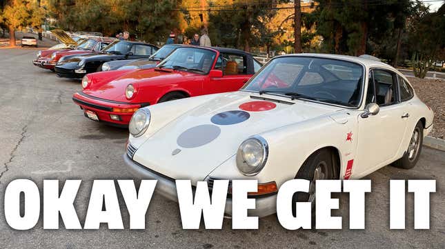 Image for article titled Los Angeles Mocks Us All With A Stunning Assortment Of Cars At A Random Morning Meetup