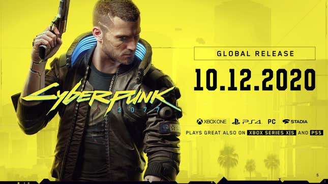 Image for article titled Cyberpunk 2077 Is Very Definitely Coming Out December 10, Probably