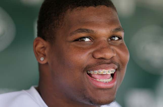 Image for article titled Jets Rookie Quinnen Williams: &quot;I&#39;mma Go Play With Myself Today ... That Came Out Weird&quot;