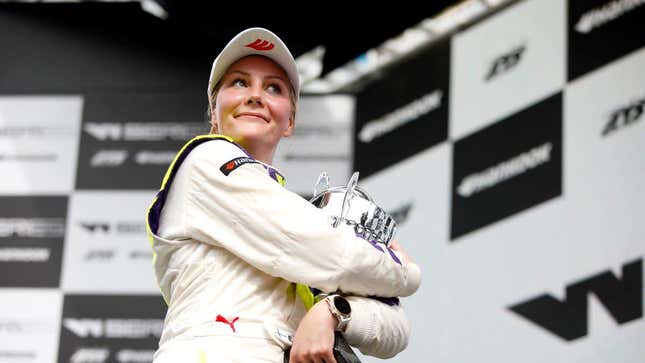 Image for article titled W Series Racer Emma Kimiläinen Walked Away From An Indy Lights Seat When The Team Demanded She Pose Topless