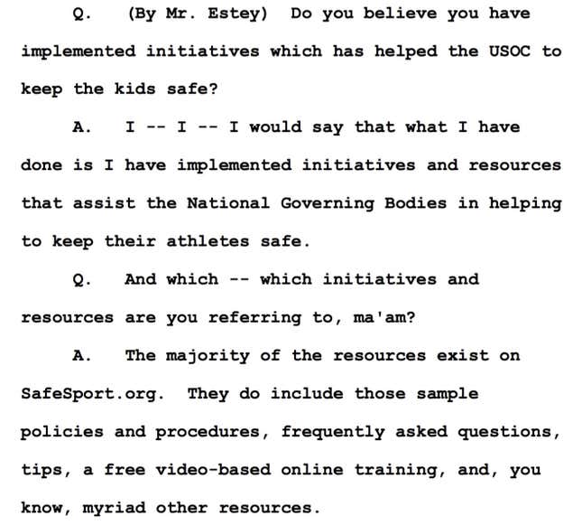 Image for article titled SafeSport, The USOC's Attempt To Stop Child Abuse, Is Set Up To Fail—Just Like It Was Supposed To