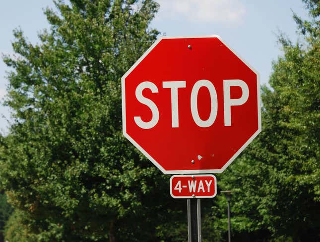 Image for article titled Stop Sign Taking Forever To Change