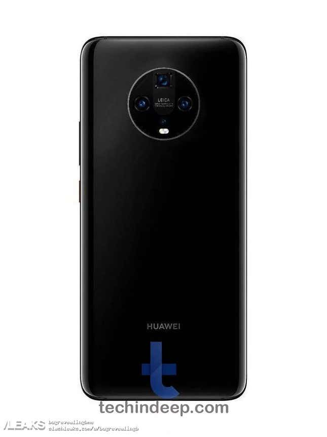 Imagen para el artículo titulado El Huawei Mate 30 tendrá nuevo procesador y un sistema de cámaras circular, según esta imagen filtrada