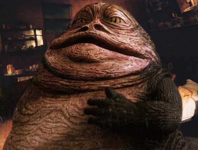 Image for article titled Leaked George Lucas Sex Tape Includes Digitally Inserted Footage Of Jabba The Hutt