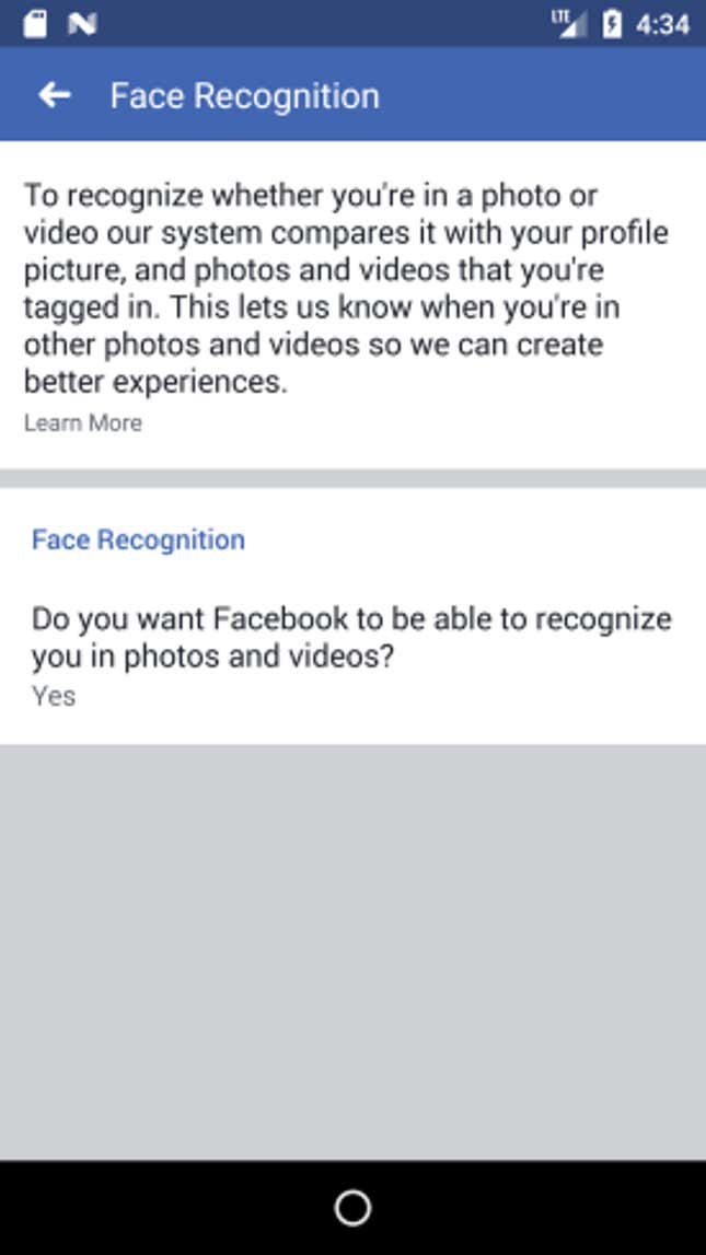 Imagen para el artículo titulado Cómo desactivar la nueva función de reconocimiento facial de Facebook