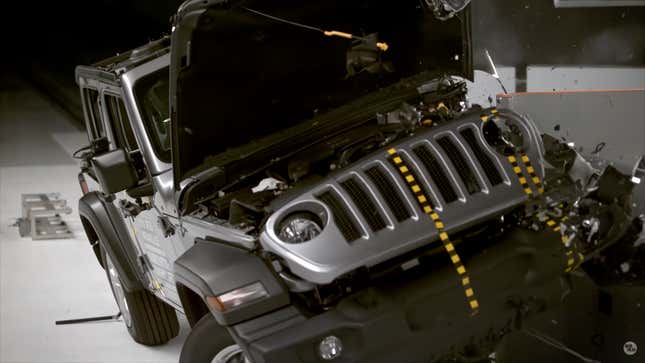 Image for article titled Jeep Claims Wrangler Tip-Over Crash Test Doesn't Reflect Real-World Data As It Works On A Fix