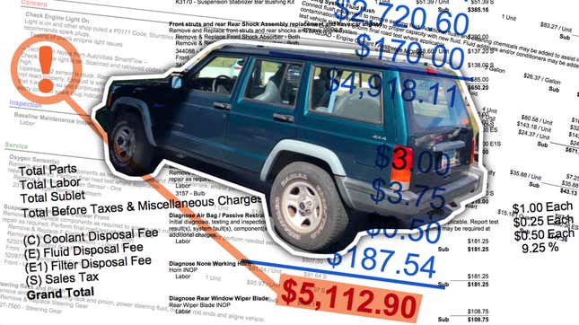 Image for article titled My Friend Got A $5,000 Repair Estimate For Her Jeep. Here&#39;s How Much Cheaper I Could Fix It Myself