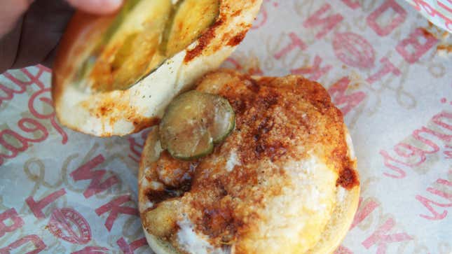 Boston Market’s Nashville Hot Breaded Chicken Sandwich