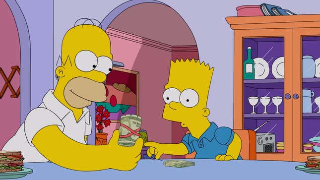 Image for article titled The Simpsons&#39; lifestyle is unattainable, confirming the American Dream is dead
