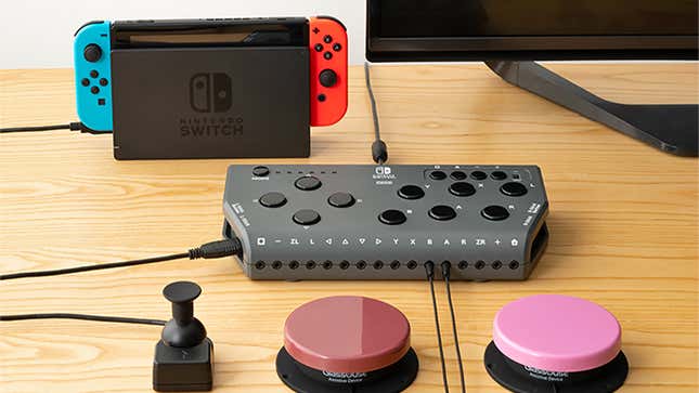 Image for article titled This Controller Adapter Finally Makes the Nintendo Switch Accessible to Gamers With Limited Mobility