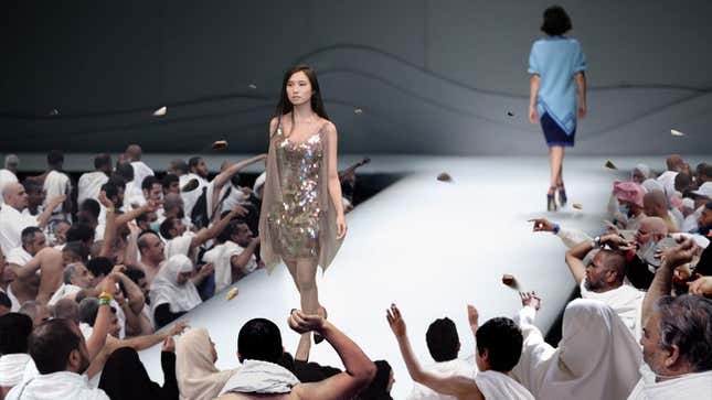 Stone-wielding attendees say this year’s Riyadh Fashion Week was the most successful yet. 
