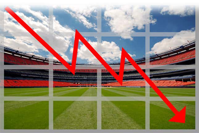 Image for article titled Sports And The Faltering Economy