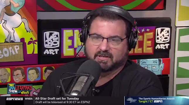 Image for article titled Dan Le Batard Goes In On President Trump, Rips ESPN&#39;s &quot;Cowardly&quot; No-Politics Pivot