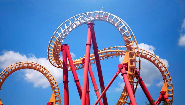 Image for article titled Friends Place Memorial On Section Of Six Flags Roller Coaster Track Where Guest Died