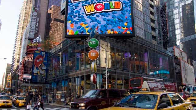 Image for article titled 20 Idiots Evacuated From Times Square M&amp;M&#39;s Store
