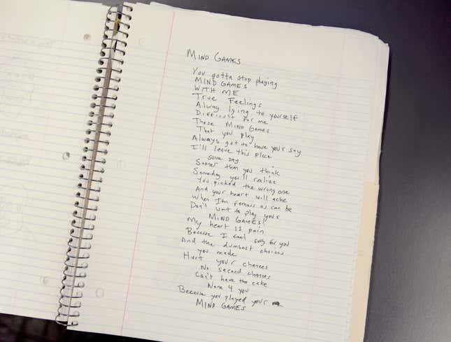 Image for article titled Algebra Notebook Forced To Bear The Brunt Of Teen’s Song Lyrics