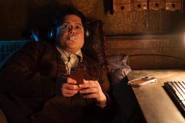 Guillermo has a rare moment to himself.
