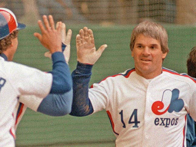 According to a member of the Expos grounds crew, Pete. Rose corked his bat in Montreal.