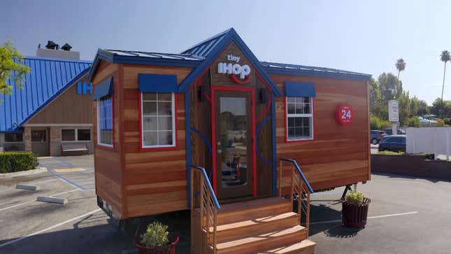 Image for article titled Everyone has a pop-up now, so why not IHOP and that tiny house TV show?