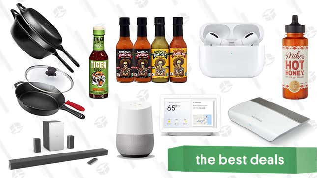 Image for article titled Thursday&#39;s Best Deals: Hot Sauce, AirPods Pro, Google Home, Backcountry, and More