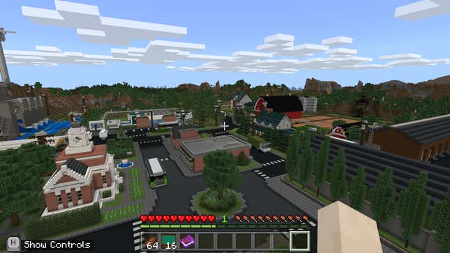 Image for article titled Minecraft Has a New Sustainable City Map to Explore