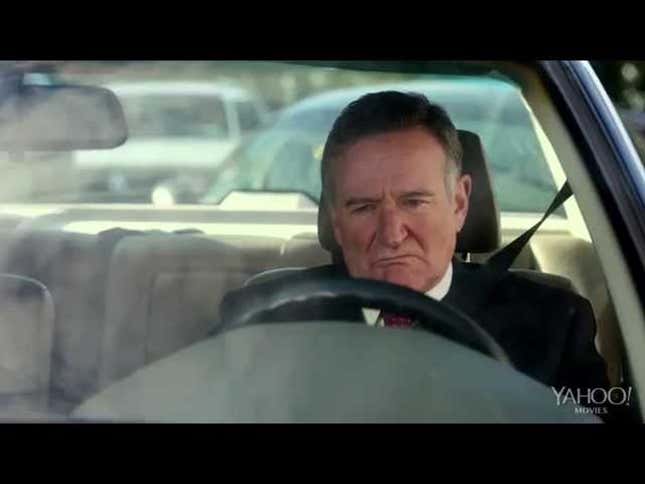 Mila Kunis gives Robin Williams a phony death sentence in <i>The Angriest Man In Brooklyn</i>