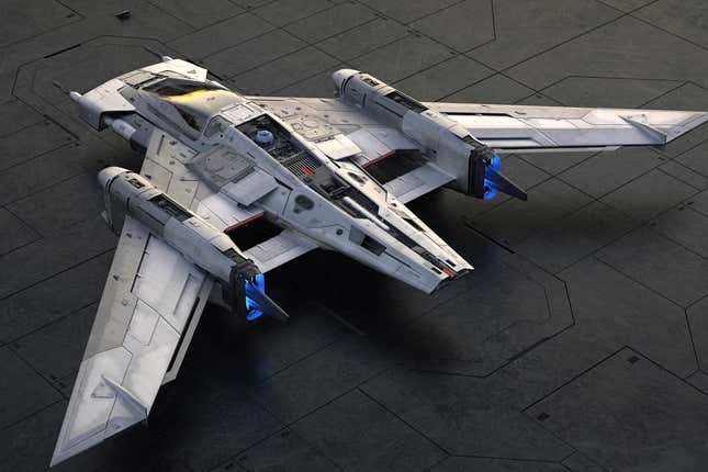 Imagen para el artículo titulado Cómo Porsche y Lucasfilm incluyeron el Taycan en una nave de Star Wars: The Rise of Skywalker