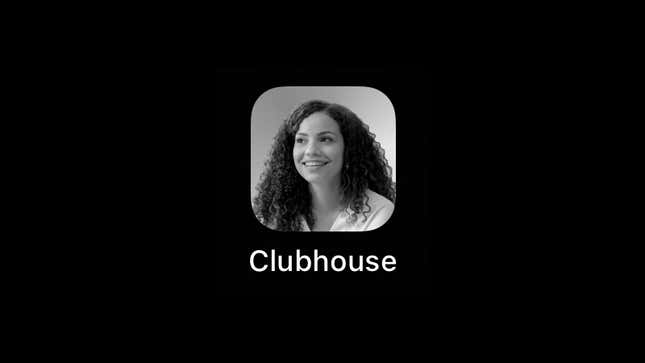 That’s the app icon for Clubhouse. The company’s footprint is so small, it hasn’t really generated any related images yet.