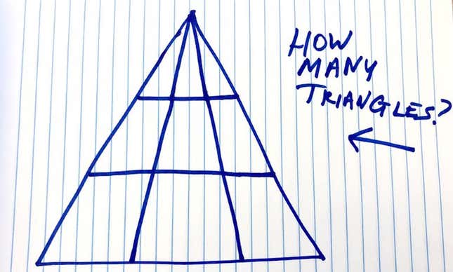 Imagen para el artículo titulado ¿Cuántos triángulos ves en esta imagen? ¿Estás seguro?