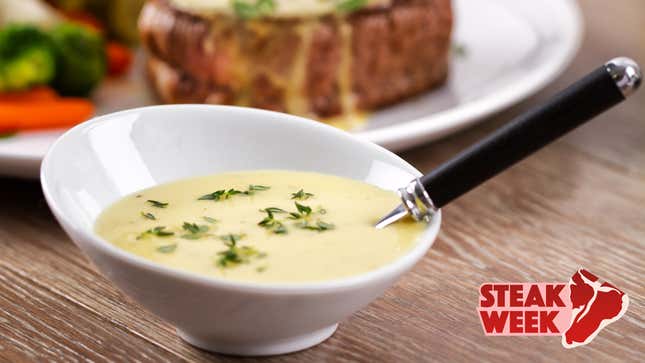 Image for article titled How to make béarnaise, the king of steak sauces
