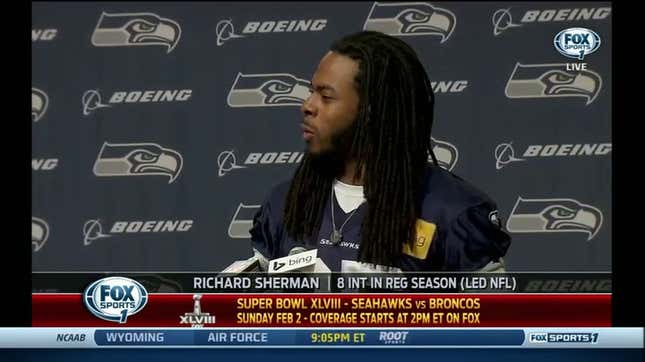 Richard Sherman Explains What People Mean When They Call Him A "Thug"