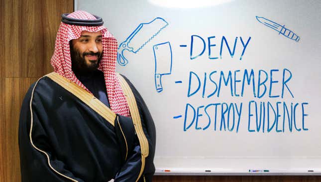 Image for article titled G20 Leaders Attend Saudi Crown Prince’s Informative Seminar On Eliminating Dissident Journalists