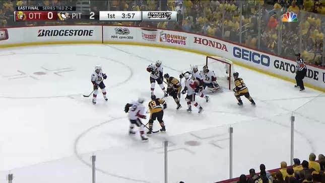 Today's Ottawa-Pittsburgh Highlights, As Called By Wrestling Legend "J.R." Jim Ross