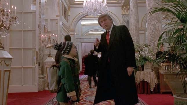 Image for article titled Fox News Freaks Out After Canadian TV Deletes President Trump From Home Alone 2