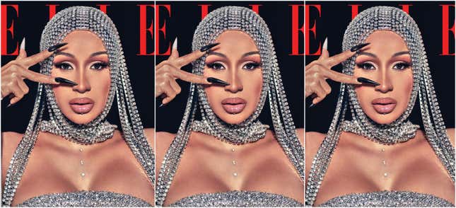 Image for article titled Cardi B, Candid as Ever, Discusses New Album, Breonna Taylor and More for Elle Cover Story