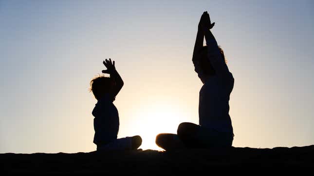 Image for article titled How to Start Practicing Yoga with Your Kids