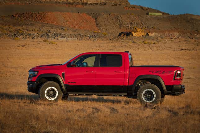 Image for article titled The 2021 Ram 1500 TRX Is Awesome Off-Road And Not So Great At Anything Else