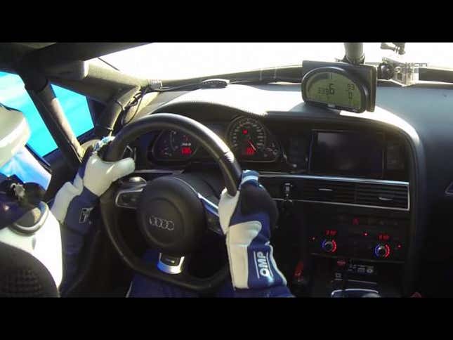 Watch An Audi RS6 Go A Record 209 MPH On Ice
