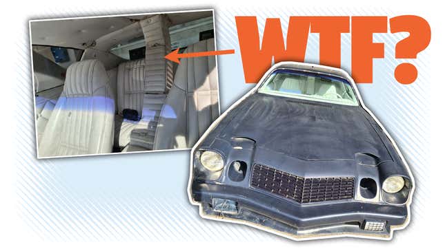 Image for article titled Someone Help Me Figure Out What The Hell Is Going On With This Swiss Camaro
