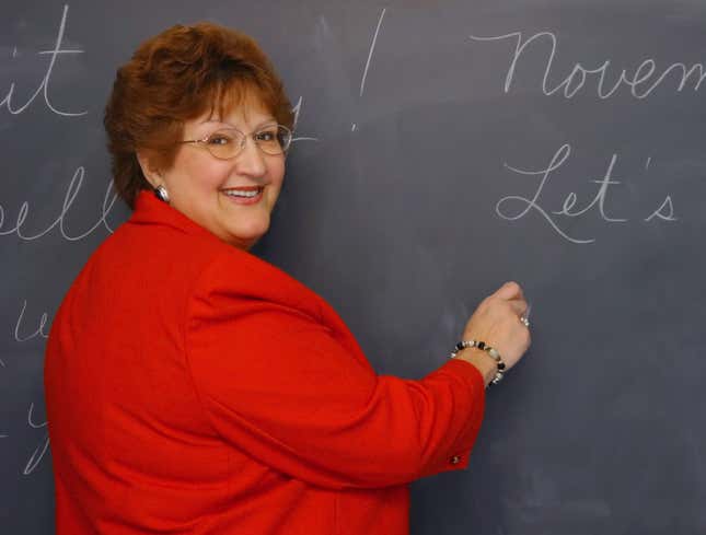 Image for article titled Devoted First-Grade Teacher’s Legacy Lives On As Answer To Security Question