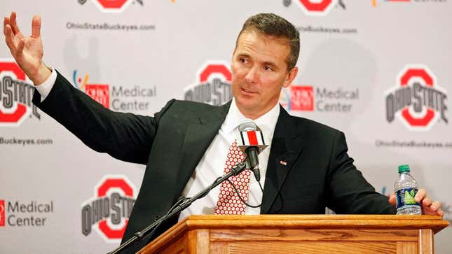 Image for article titled Urban Meyer Gets The Destroy-My-Personal-And-Physical-Health-Again Bug