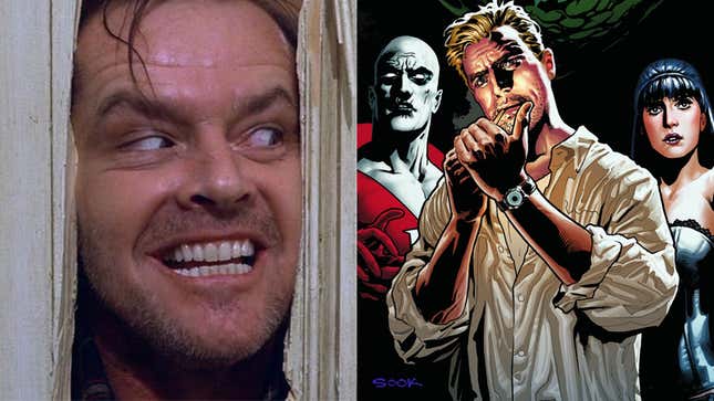 The Shining (left) and Justice League Dark (right) are getting adaptations on HBO Max. 