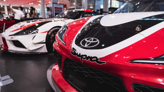 Image for article titled Toyota Brought the Most Iconic Modified Supras to Celebrate the 2020 Supra in Japan