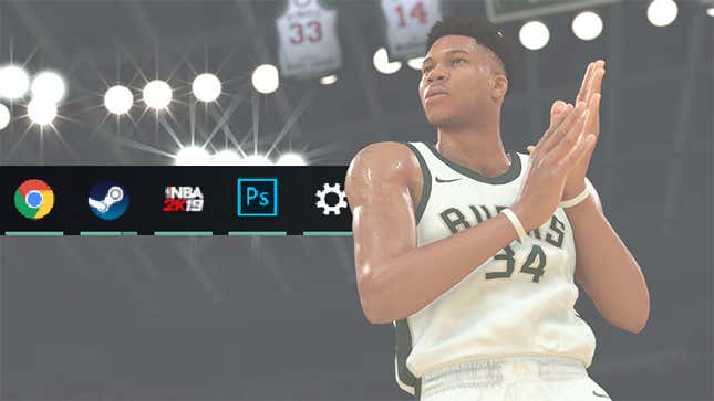 Image for article titled Somebody Forgot To Update NBA 2K20’s Taskbar Icon