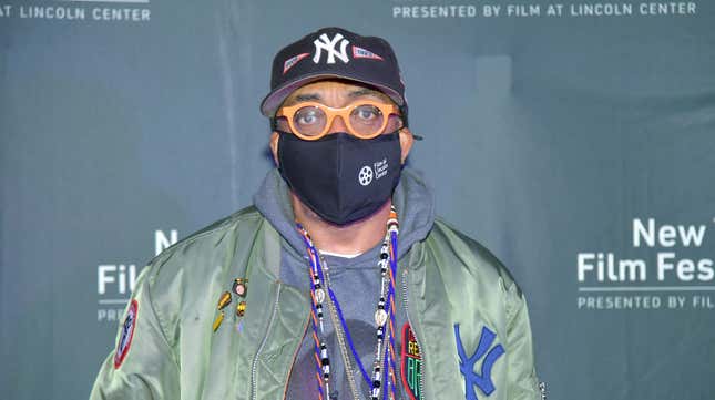 Spike Lee attends the NYFF screening of “David Byrne’s American Utopia” on October 04, 2020.