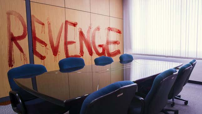 Image for article titled HR Sends Out Reminder Email About Not Scrawling ‘Revenge’ In Blood In Conference Room